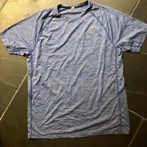 New Balance Men’s Roughly Large Blue Short Sleeve Tee